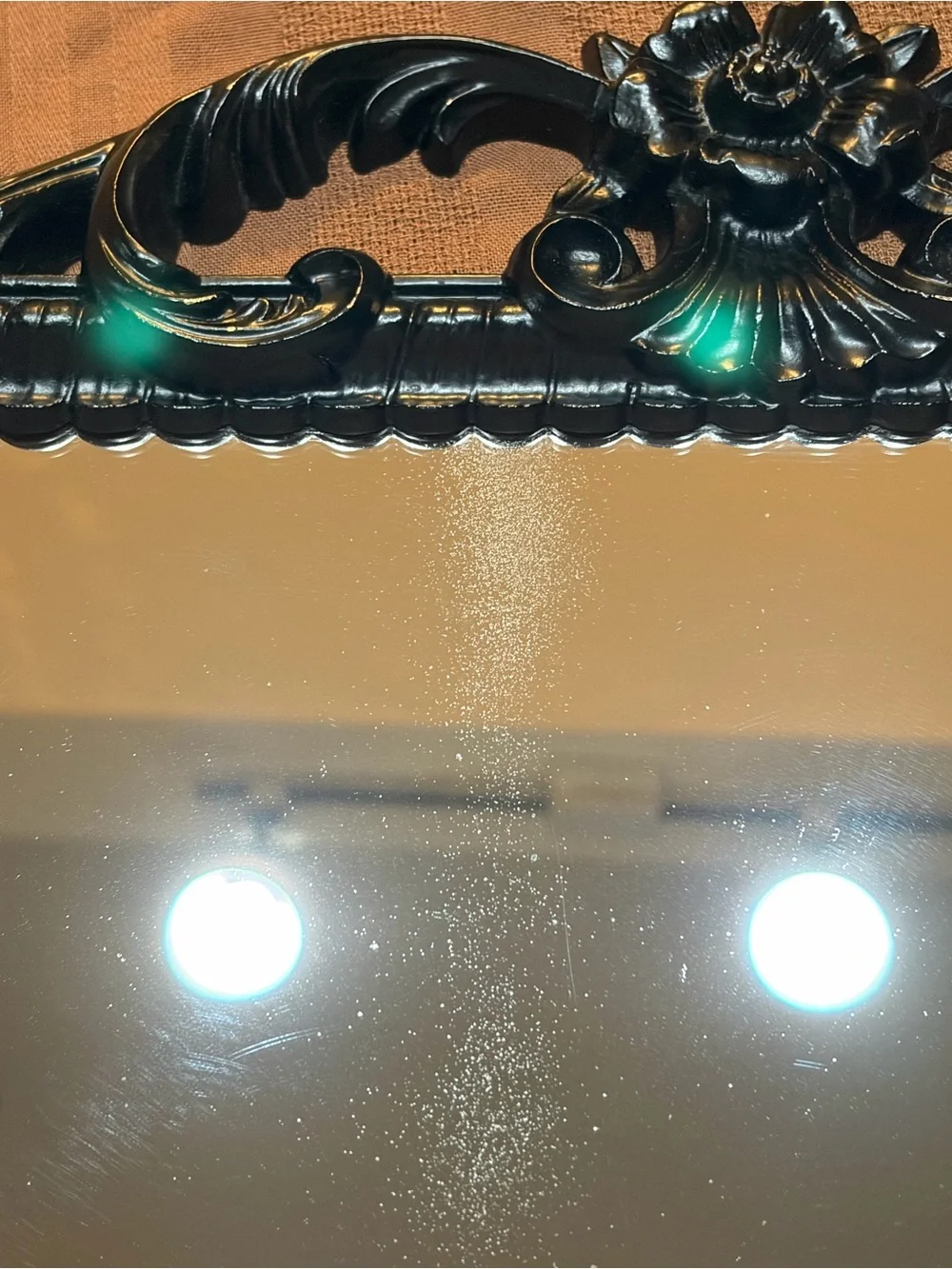 Vintage- 🖤 1950s Turner Wall Accessory Gothic Ornate Baroque Mirror - Model P100